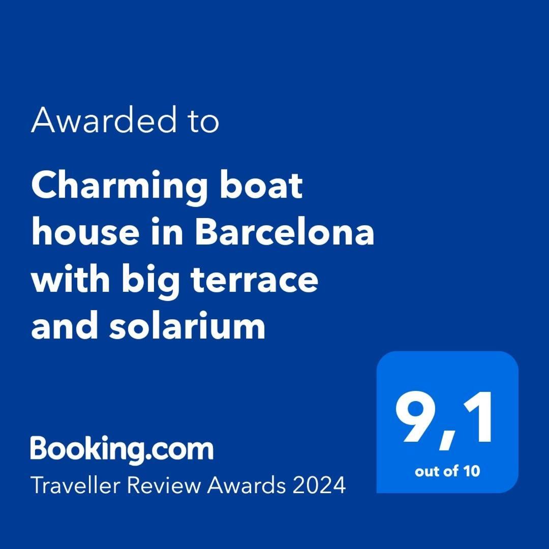 Hotel Charming Boat House In Barcelona With Big Terrace And Solarium à Sant Adrià de Besòs Extérieur photo